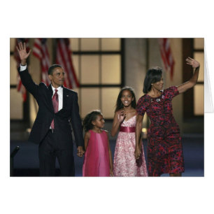 Vague de famille de Barak Obama à la nuit dernière