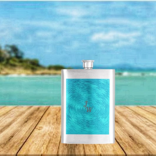 Vague de flacon turquoise - classique