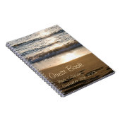 Vague de livre d'invité de mariage au carnet de (Côté Droit)