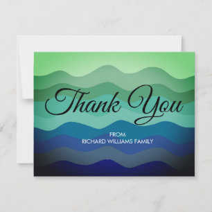 Vague de nature bleu-vert Merci