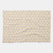 Vague d'or Serviette de thé Chevron (Horizontal)