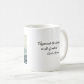 Vague douce Apprécier la beauté de la nature Mug (Devant droit)