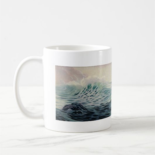 Vague douce Apprécier la beauté de la nature Mug (Gauche)