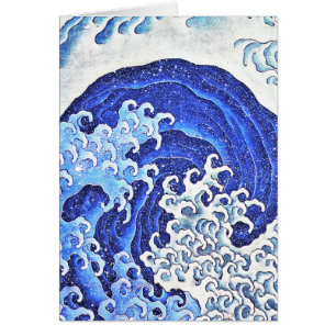 Vague féminine par Hokusai