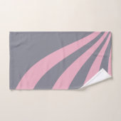 Vague grise et rose (Serviette à main)