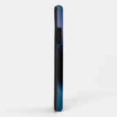 Vague L Blue-Black Abstract Case-Mate iPhone Case (Achterkant/rechts)