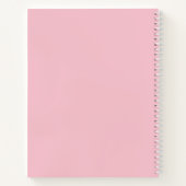 Vague n°3 - Cahier (Rose Ballet) (Dos)