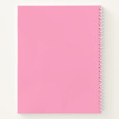Vague n°3 - Cahier (Rose flamant) (Dos)