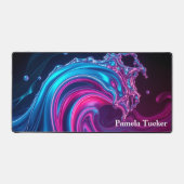 Vague néon futuriste cyberpunk jeu vidéo (Recto)