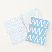 Vague No. 3 - Cahier (Bleu Poussiéreux) (Intérieur)
