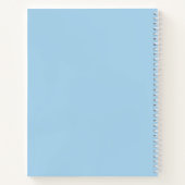 Vague No. 3 - Cahier (Bleu Poussiéreux) (Dos)