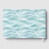 Vague océanique bleu tranquille (Verso)
