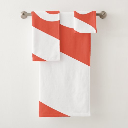 Vague orange rouge et blanche (En situation)