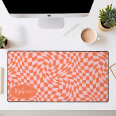 Vague rétro : Panneau de contrôle orange moderne