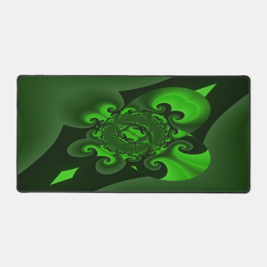 Vague Spirale Vert Foncé Et Lime (Recto)