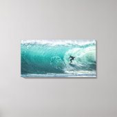 Vague, Surfeur, Belle Toile de Paysage (Recto)