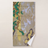 Vagues à Matsushima (à droite), Tawaraya Sotatsu (Serviette de bain)