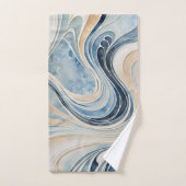 Vagues Abstraites 3 serviettes de bain (Serviette à main)