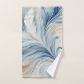 Vagues Abstraites 4 serviettes de bain (Serviette à main)