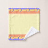 Vagues Abstraites aux couleurs pastel (Gant de toilette)