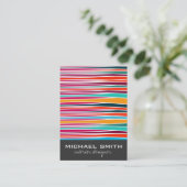 vagues Abstraites Carte de visite du concepteur d' (Debout devant)