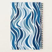 Vagues abstraites en bleu (Dos)