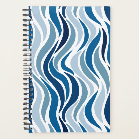Vagues abstraites en bleu (Devant)