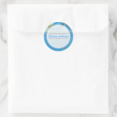 Vagues Abstraites : Étiquette de plaque d'enregist (Sac)