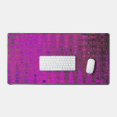Vagues Abstraites Magenta Retro Boomerang (Clavier et souris)