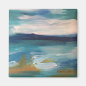 Vagues Abstraites - Magnet (Devant)