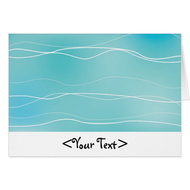 Vagues bleu-clair (Devant horizontal)