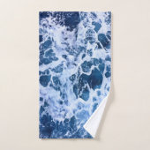 Vagues Bleues Au Bord De L'Océan (Serviette à main)