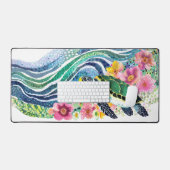 Vagues bleues et baleines joyeuses (Clavier et souris)