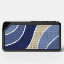 Vagues bleues rétro