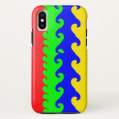 Vagues colorées iPhone / coque ipad (Dos)