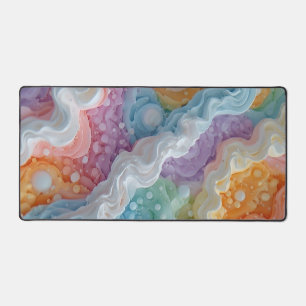 Vagues colorées pastel abstraites