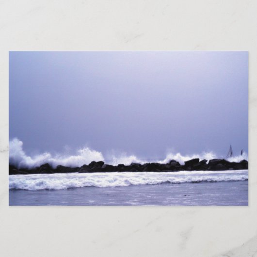 Vagues contre la papeterie Rocks_ (Devant)