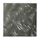 Vagues d'argent moderne Carreaux de céramique déco (Devant)