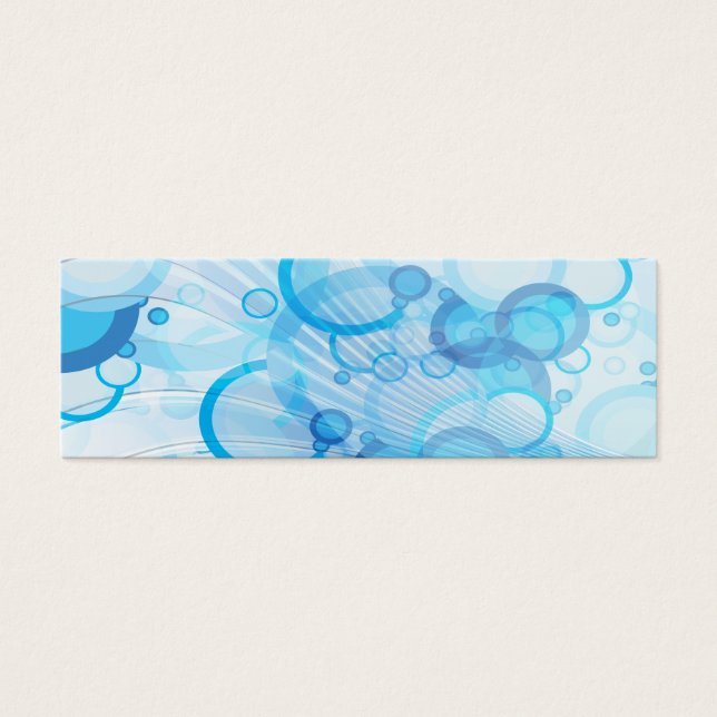 vagues de bulles bleues (Devant)