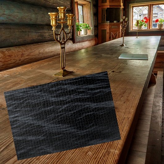 Vagues De Mer Uniques De Puzzles Noirs Solides