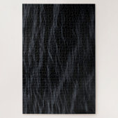 Vagues De Mer Uniques De Puzzles Noirs Solides (Vertical)