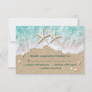Vagues de plage et Starfish RSVP