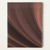 Vagues de sable douces marron et roses (Dos)