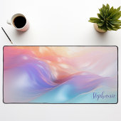 Vagues de soie pastel iridescente