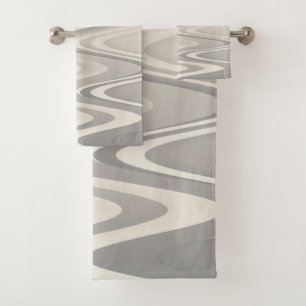 Vagues de texture blanche teinte