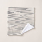 Vagues de texture blanche teinte (Gant de toilette)