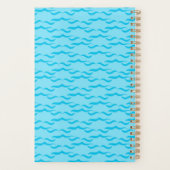 Vagues d'eau de mer bleu pastel Océan paisible (Dos)