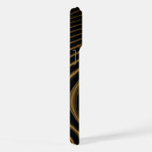 Vagues dorées hypnotiques Art abstrait moderne (Côté droit)