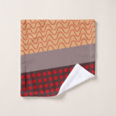 Vagues et pluie (Gant de toilette)