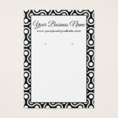 Vagues et points rétro Motifs Porte-cartes (Devant)